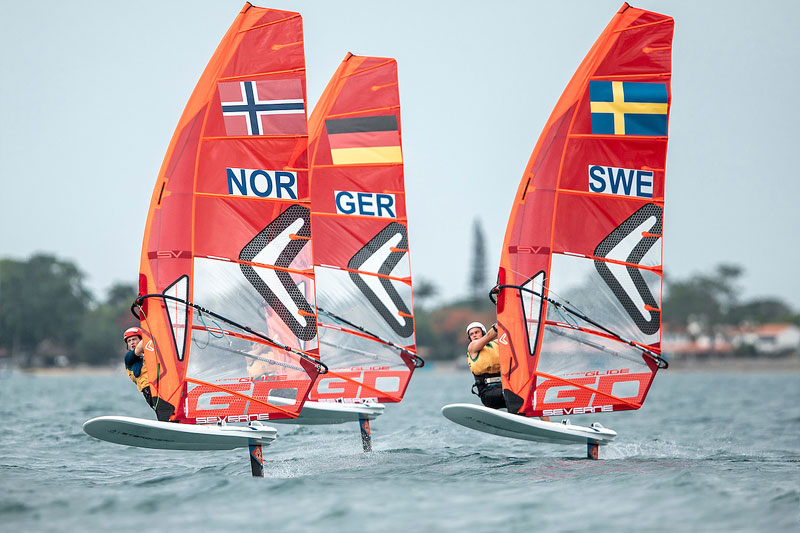 IQ Foil Youth Sailing WM Bzios 2023: Sophia Meyer und  Lenny Friemel mit Top-Ergebnissen