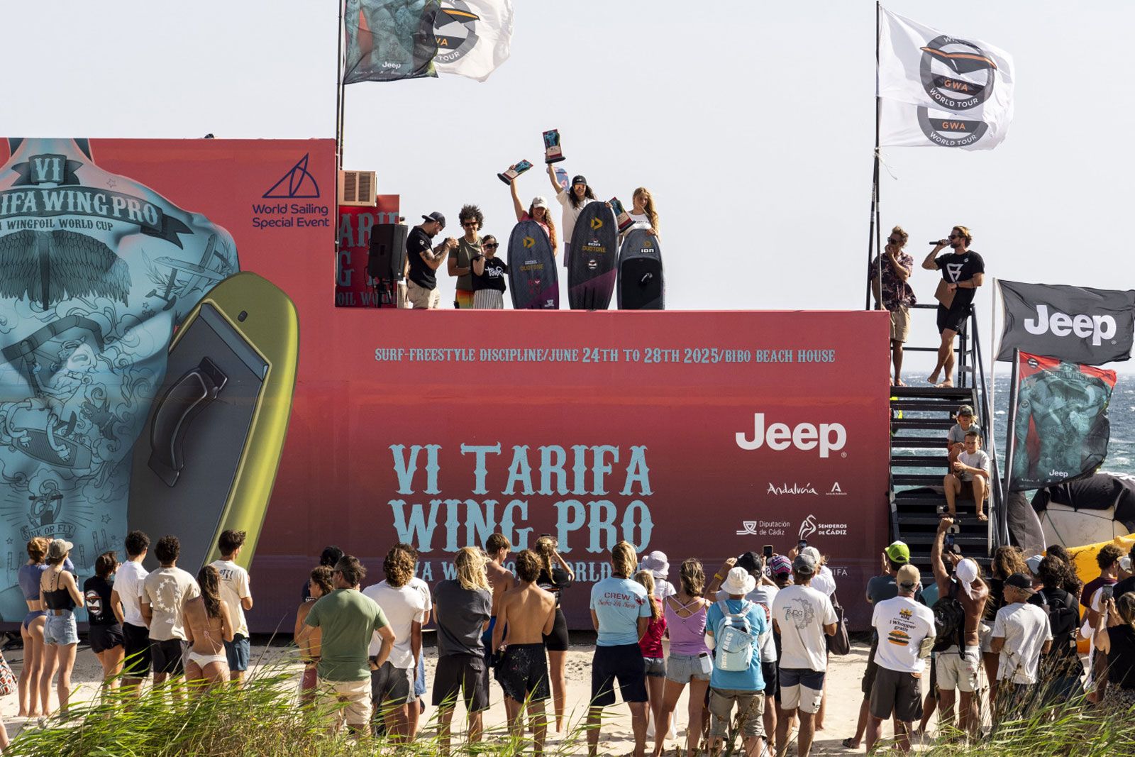 GWA World Cup Tarifa 2025: De Arce und Castenskiold siegen beim Tarifa Pro