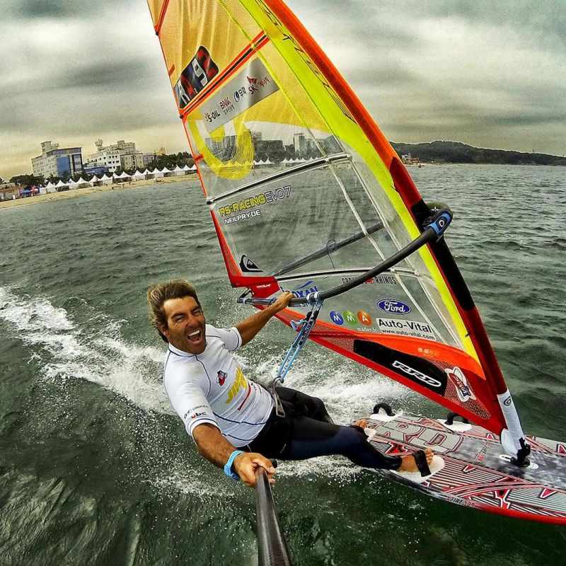 Windsurf-Selfie: Sdkorea 2015