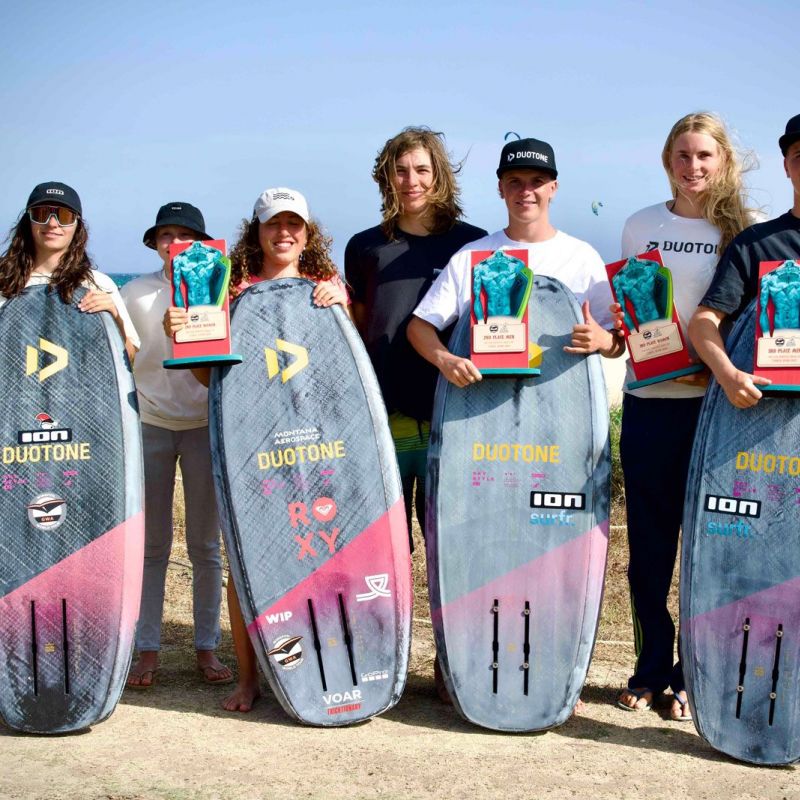 Die glcklicken Gewinner aus dem Duotone-Team, Foto: Duotone Wing & Foiling