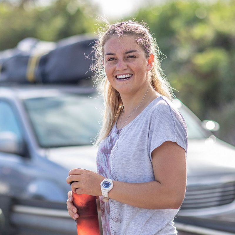 Lina strahlt beim Aloha Classic auf Hawaii