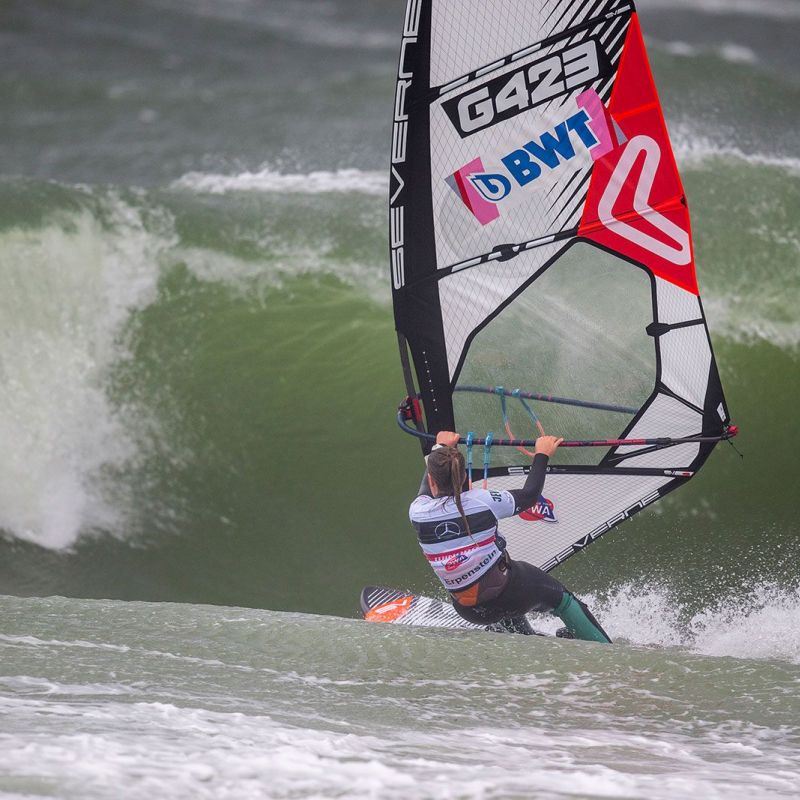 Heimvorteil: Lina kennt die rauhen Bedingungen der Nordsee gut