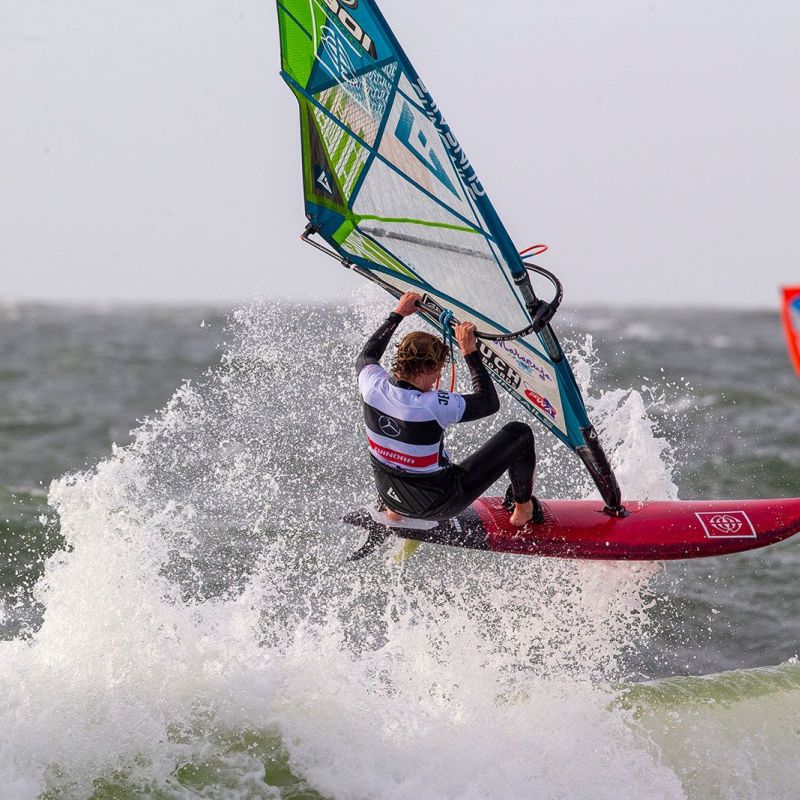 Beim Waveriding vor Sylt