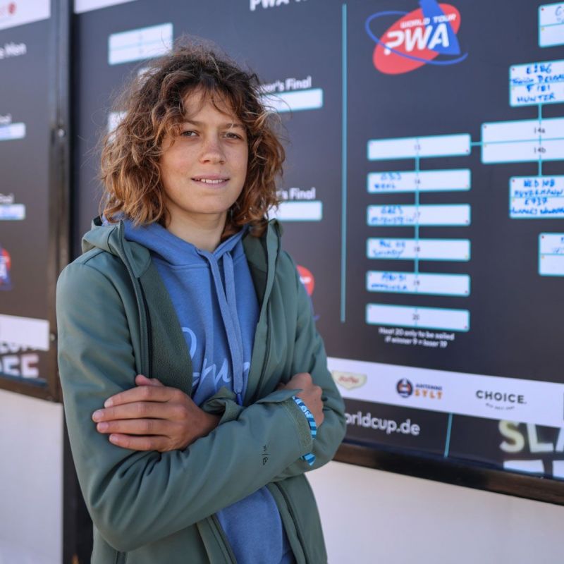 Vor dem Heat-Sheet in Westerland