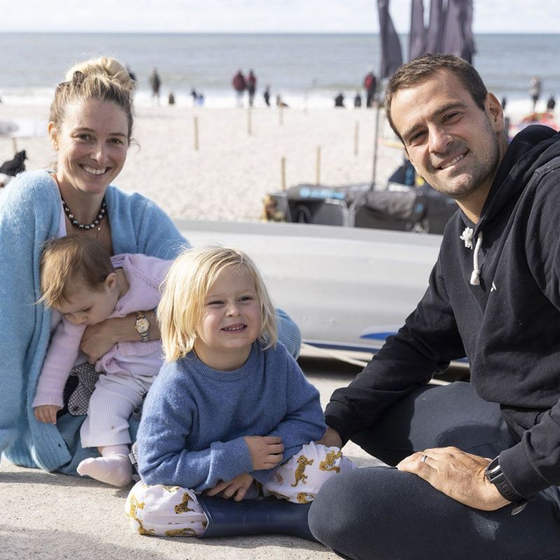 Chillt mit der Familie auf Sylt