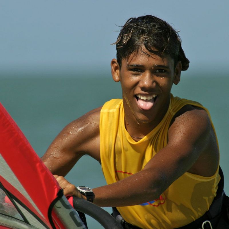 Gollito Estredo in El Yaque 2004, Foto: Axel Reese