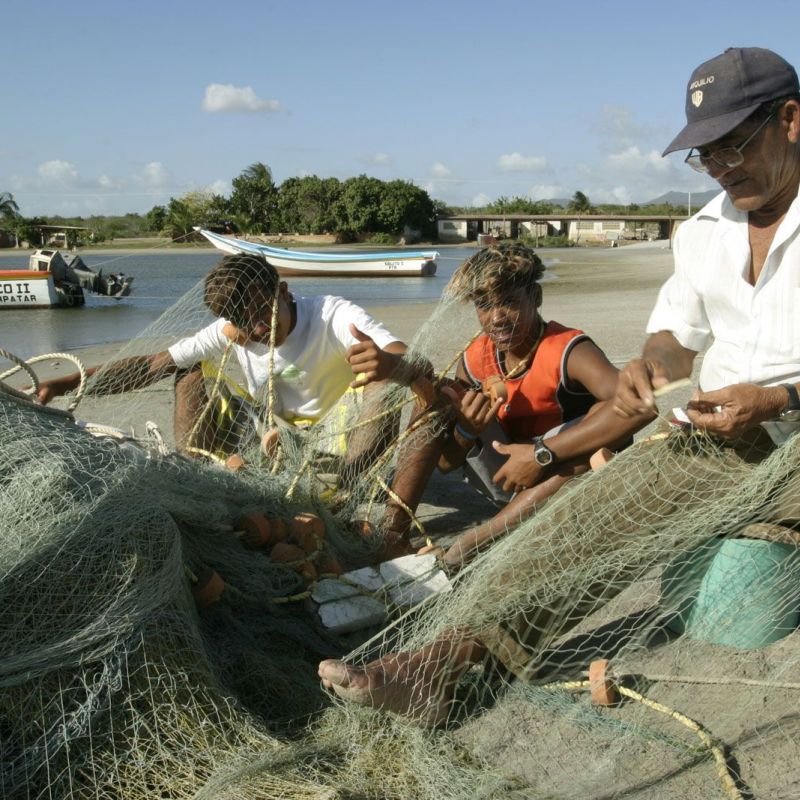 Zusammen mit Cheo Diaz in El Yaque 2004, Foto: Axel Reese