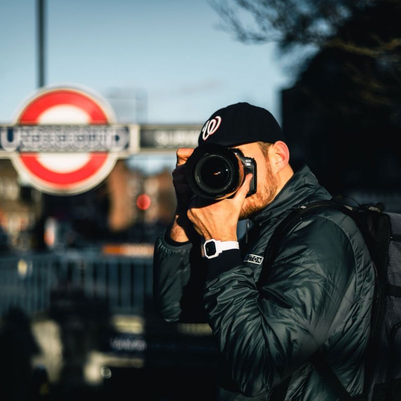 Hanok Up North in seinem neuen Revier in Aktion. Street-Fotografie habe ich hier in London angefangen.