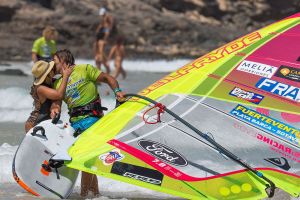 Kuss nach dem Sieg auf Furteventura 2017