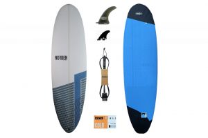 Time Machine 6,8 atlantic + Leash + Boardbag + Fins + Wax