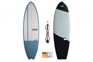 1rst Ride Fish 6“8 atlantic + Sock + Leash + Wax