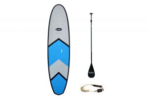 Softop SUP 10“8 + Fibreglas Paddle M + Coil Leash