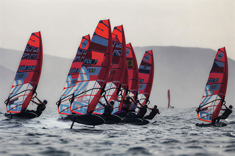 iQFOiL Games Lanzarote 2026: Upwind-Sprintrennen am zweiten Tag