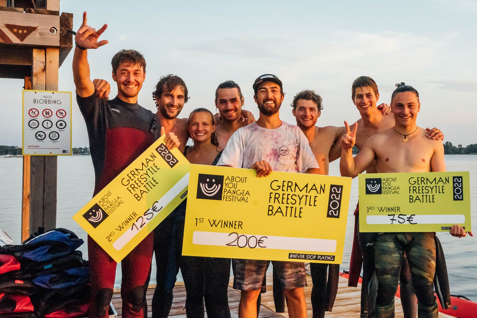 GFB About You Pangea Festival 2022:  Foivos Tsoupras gewinnt beim Tow-In 