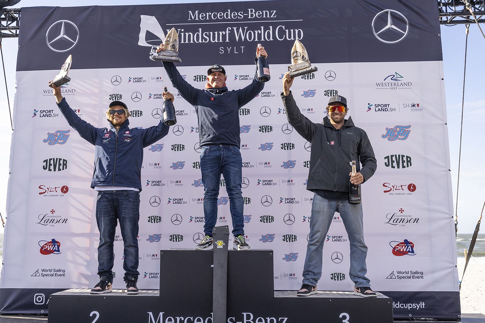 Nach 10 Wettkämpfen stehen die Top 3 im Slalom fest: Amado Vrieswijk, Maciek Rutkowski und Matteo Iachino