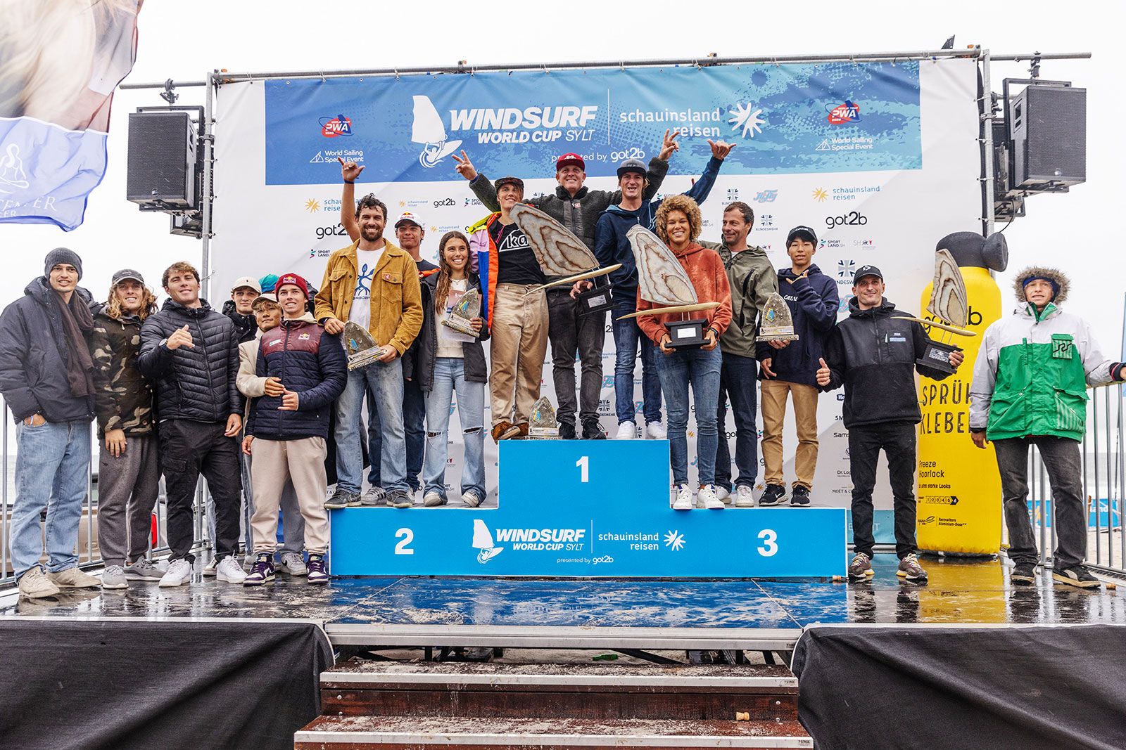 PWA/IWT World Cup Sylt 2023: Strahlende Sieger trotz Regens 