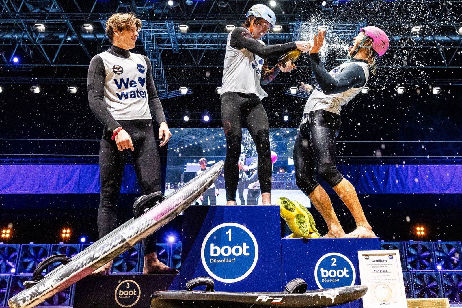 GWA Indoor World Cup Düsseldorf 2025: Gerard und Suardaz siegen beim Zeitrennen 