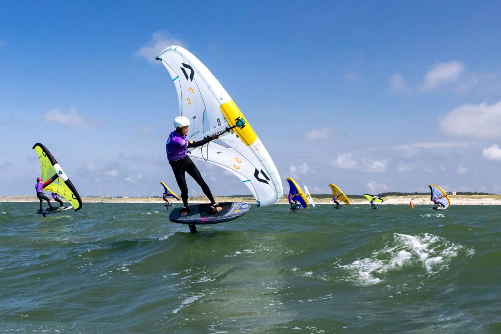 California Wingfoil Masters Sylt 2025: Jonas Manthei führt im Wingfoil Slalom 