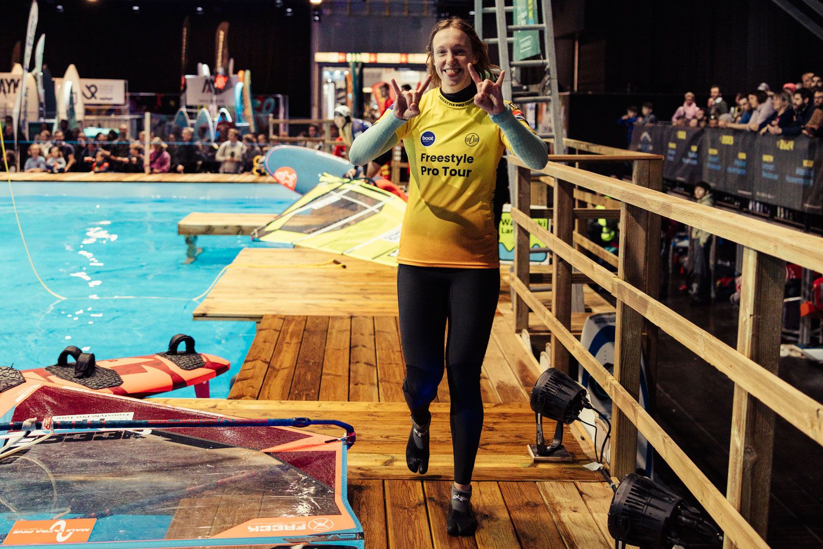 FPT boot D&uuml;sseldorf Tow-in World Series 2026: Huvermann und Caers gewinnen den Indoor-Event 