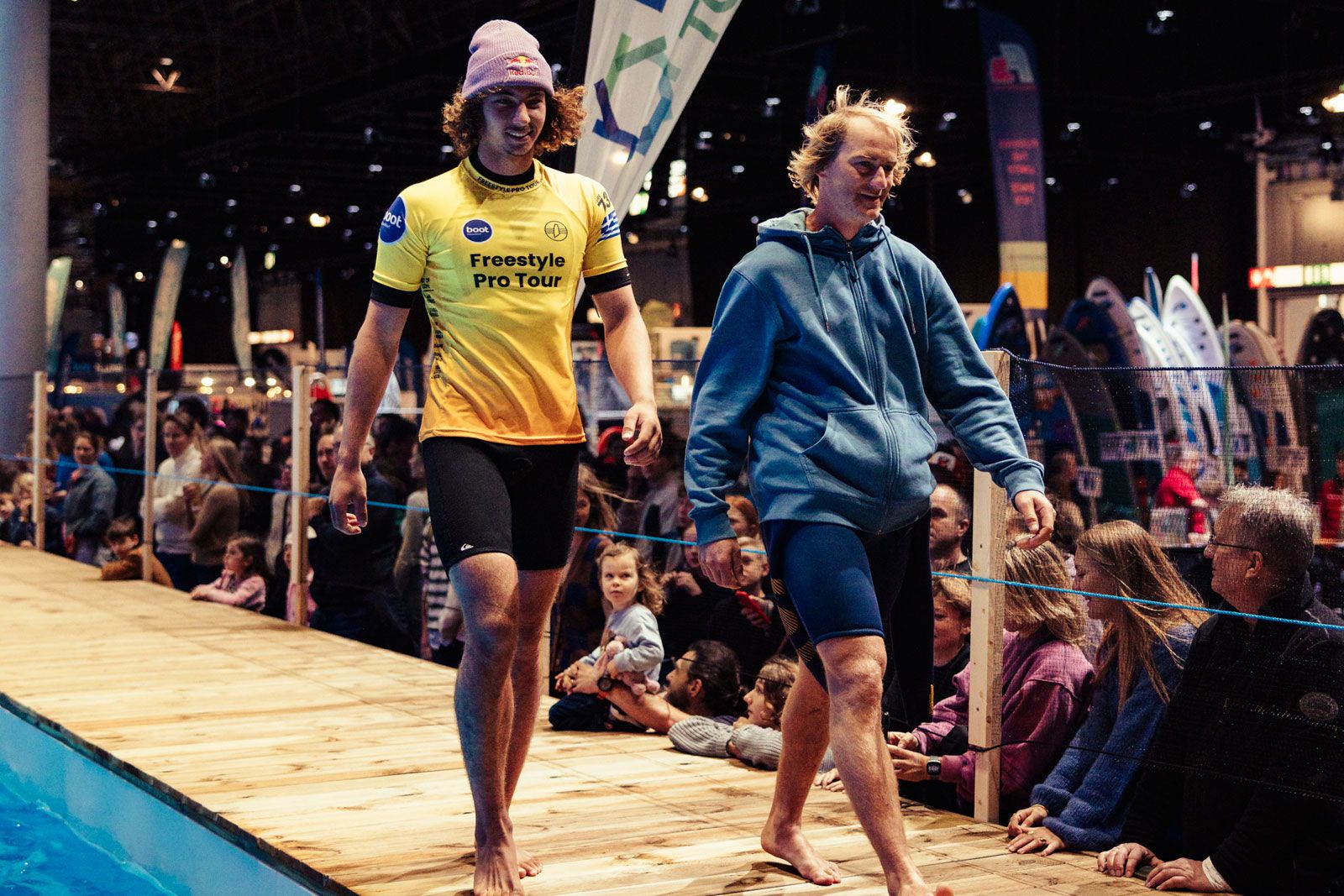 FPT boot D&uuml;sseldorf Tow-in World Series 2026: Huvermann und Caers gewinnen den Indoor-Event 