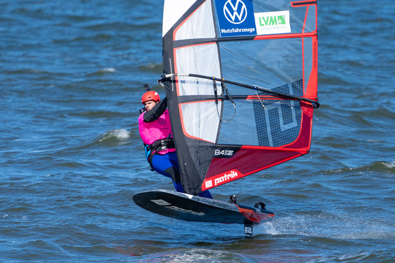 Multivan Windsurf Cup Ahlbeck 2023: Michele Becker baut die Führung aus