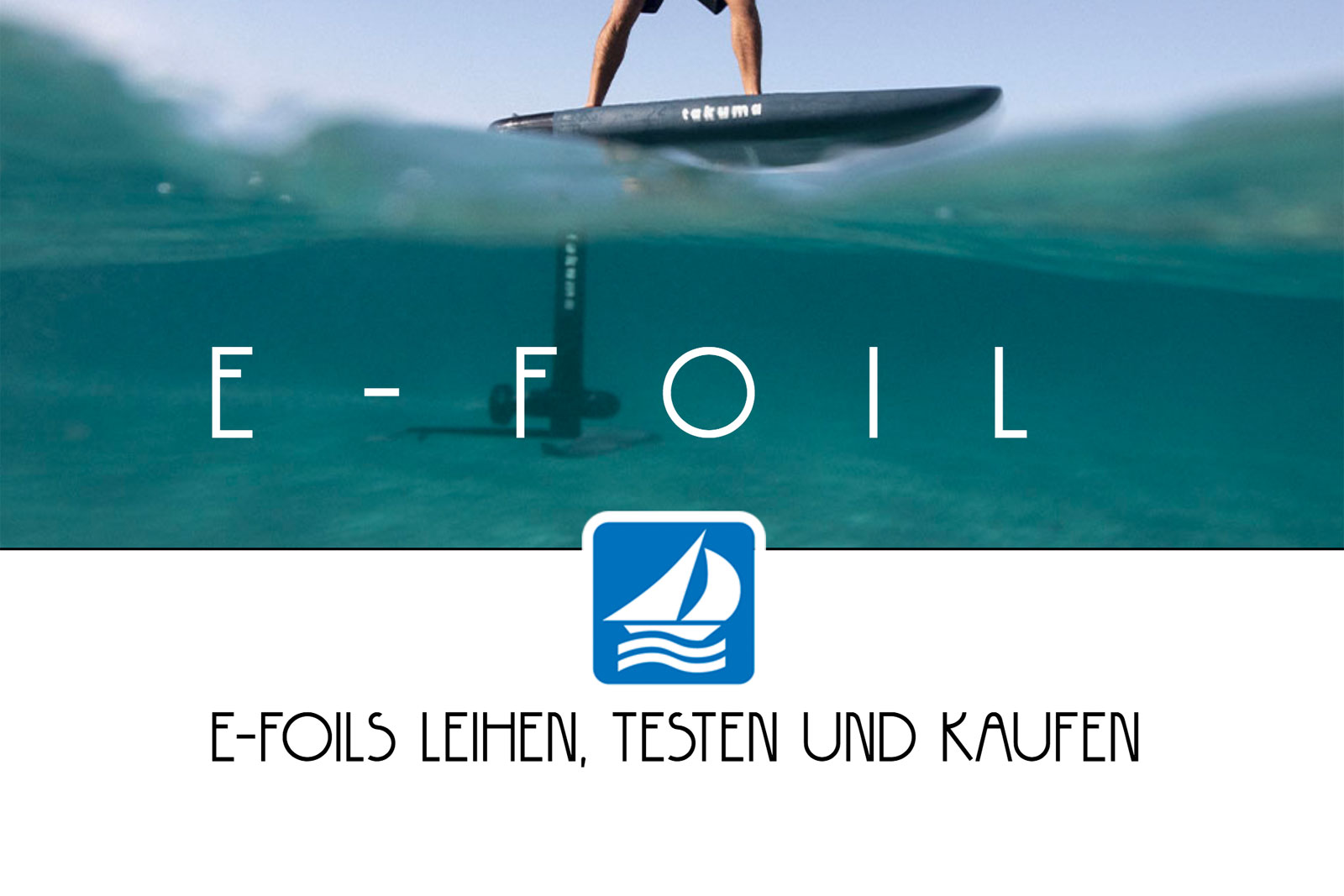 Schweben bis nach Dänemark: e-Foil fahren in Flensburg