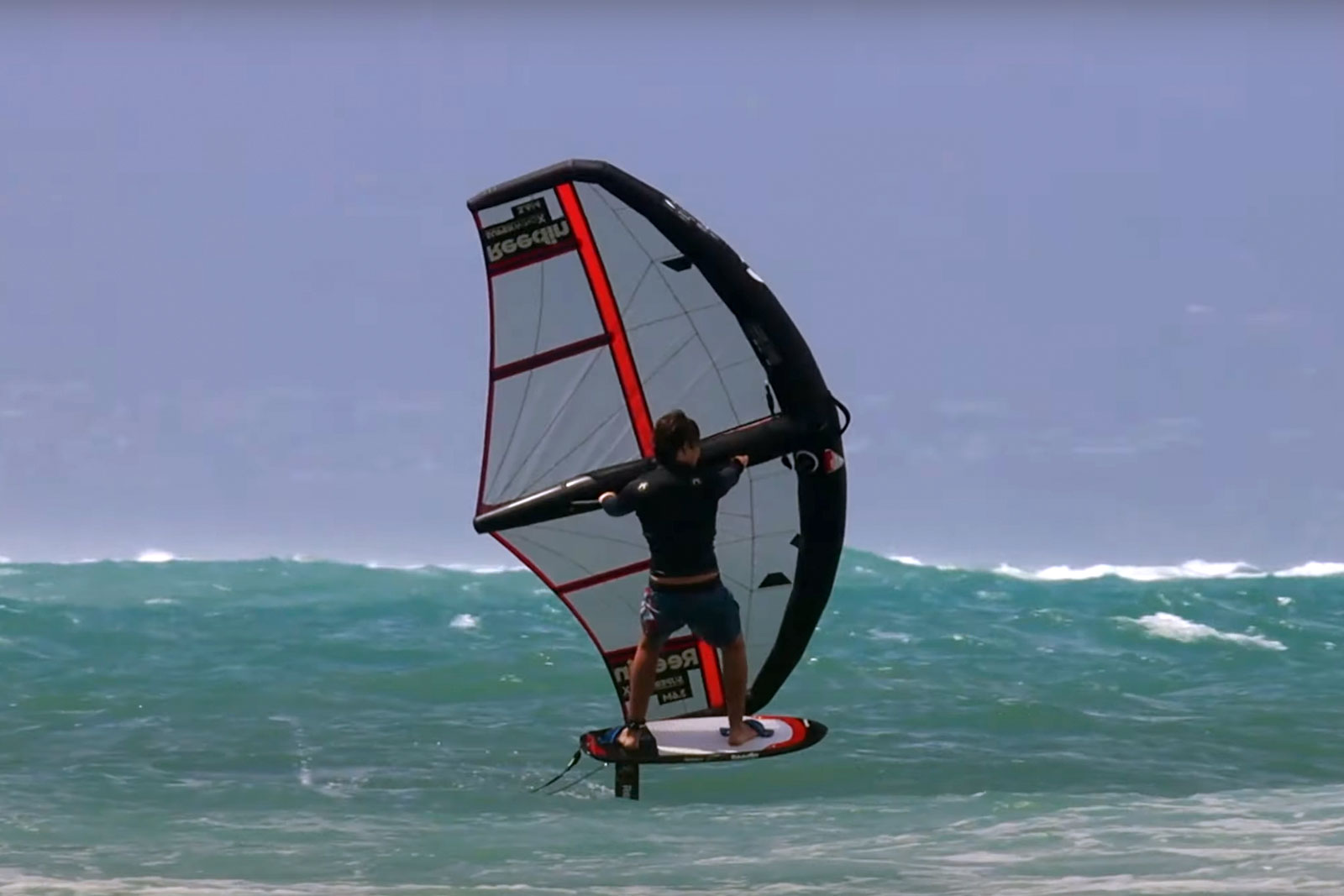 Einem Windsurfsegel sehr &auml;hnlich: Wing aus X-Ply