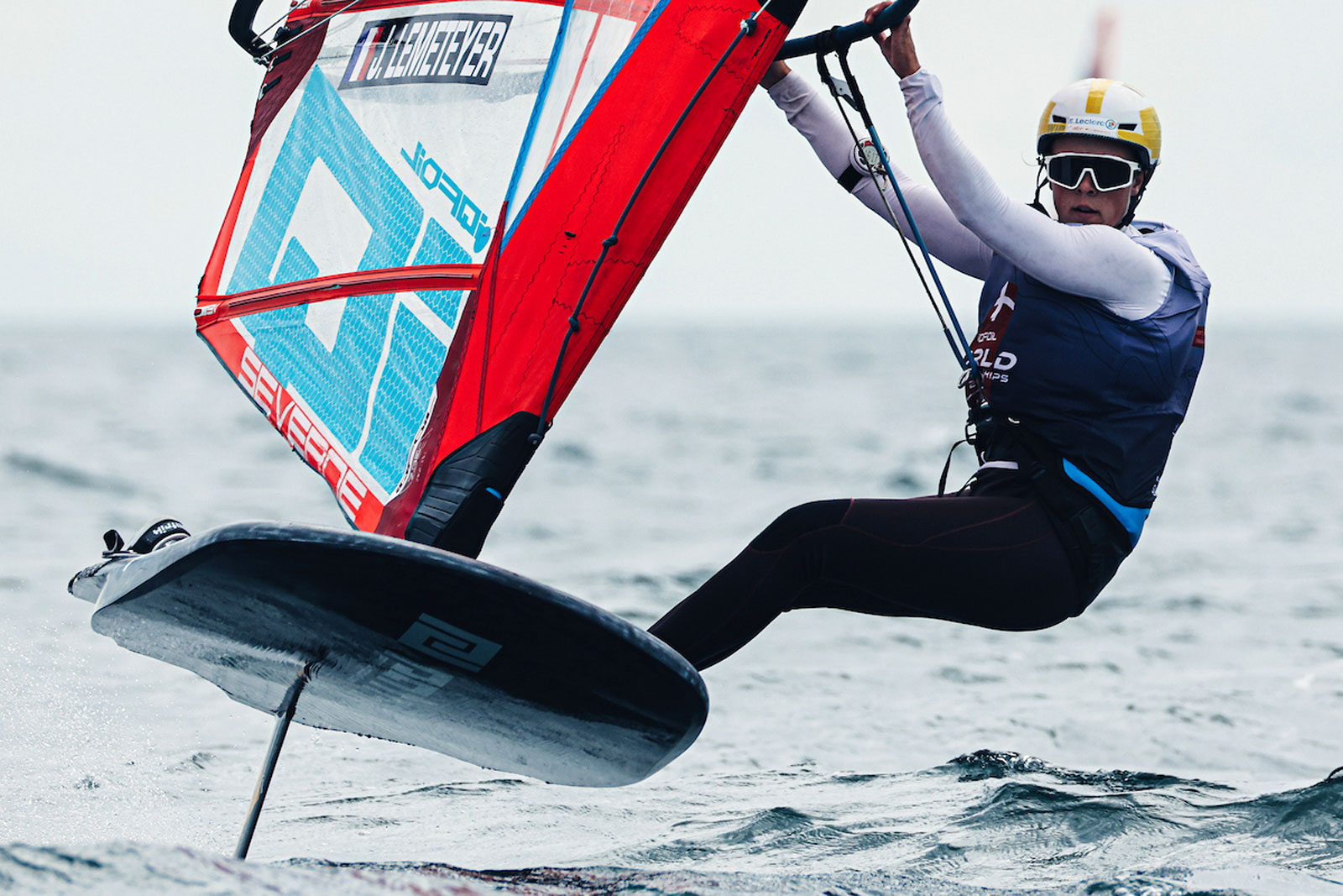 Justine Lemeteyer bricht die iQFOiL-WM in Dänemark ab