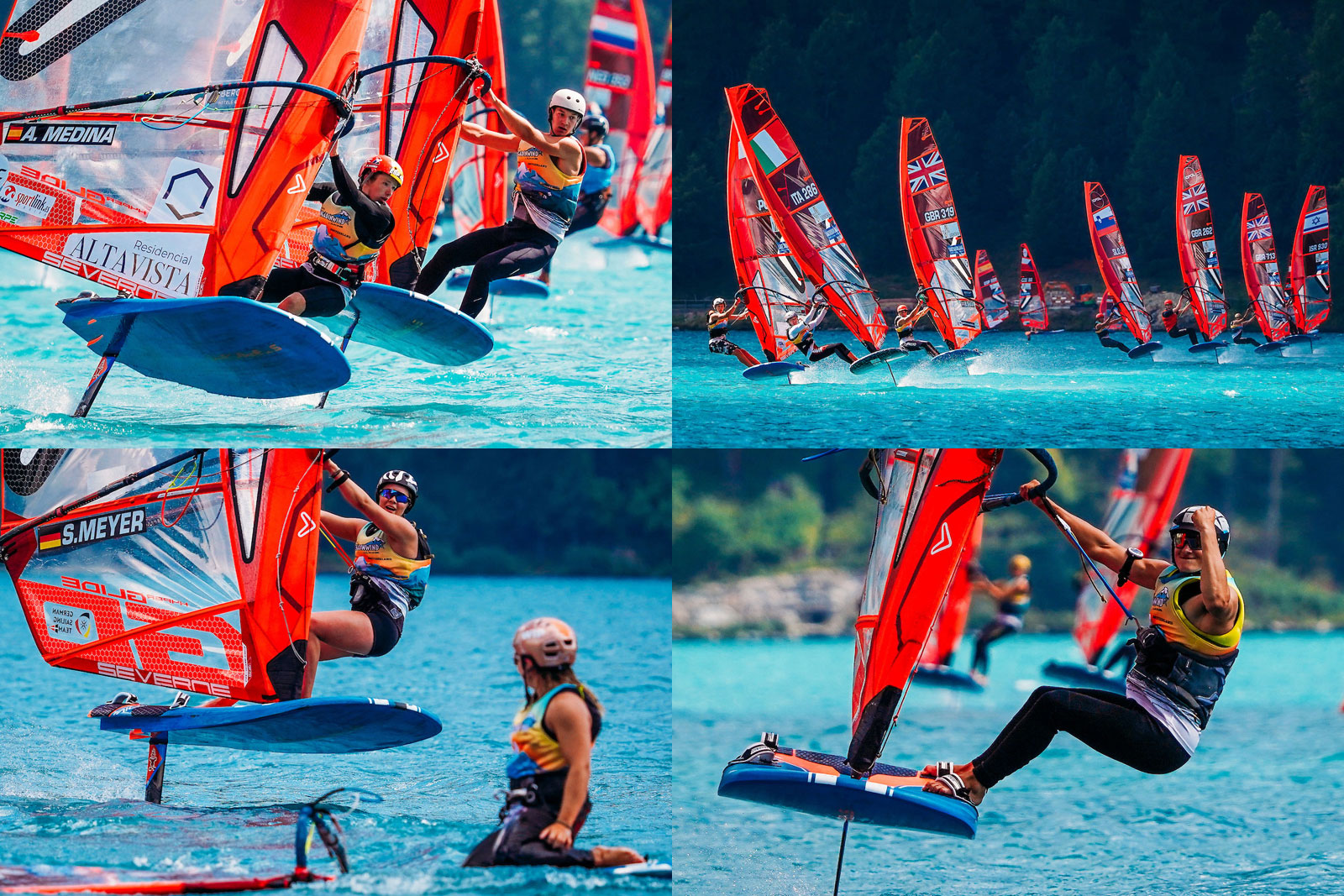 IQ Foil U21 WM Silvaplana Tag 5: Sophia Meyer ganz vorne!