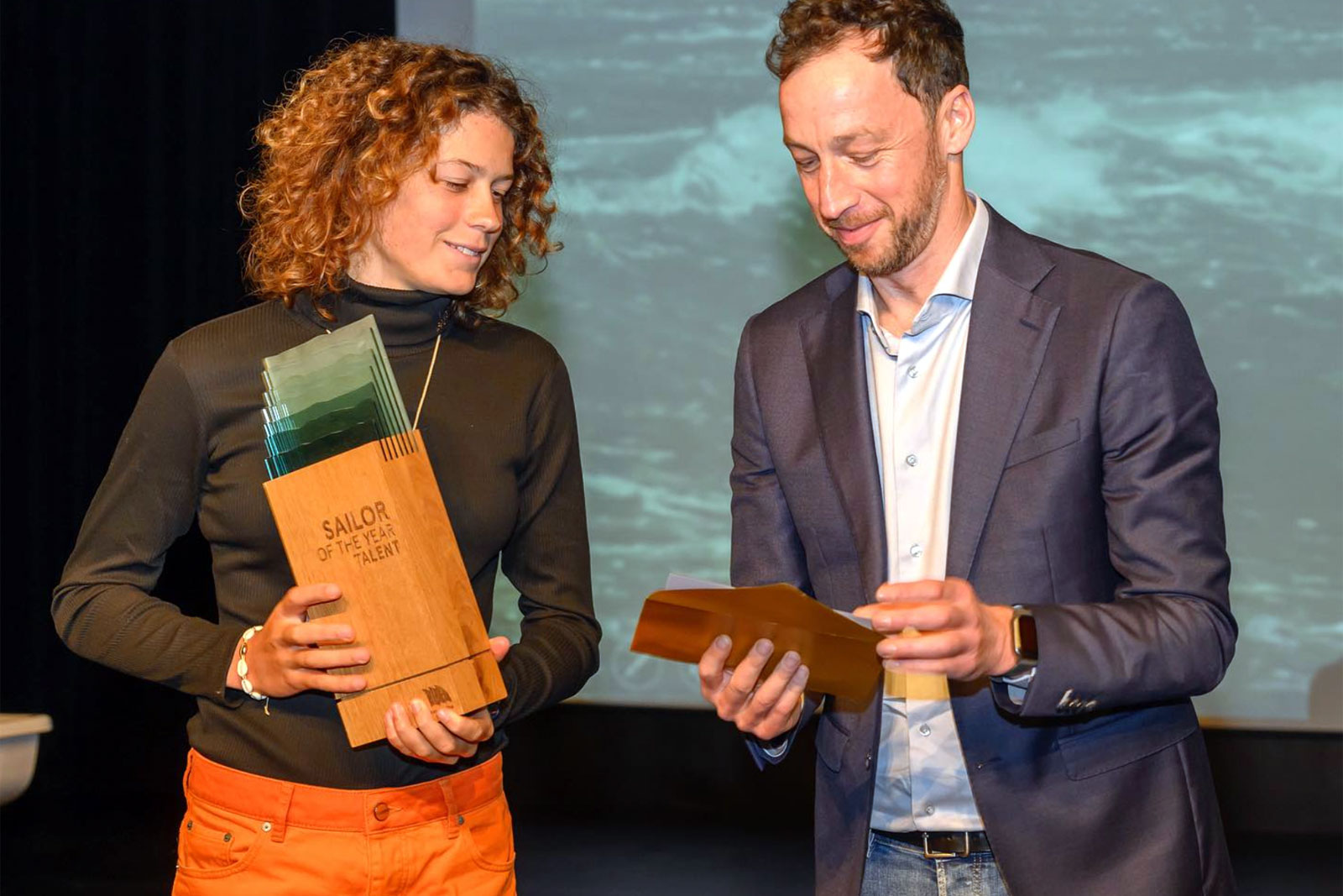 Sol Degrieck und Yentel Caers mit dem belgischen Sailing Awards geehrt