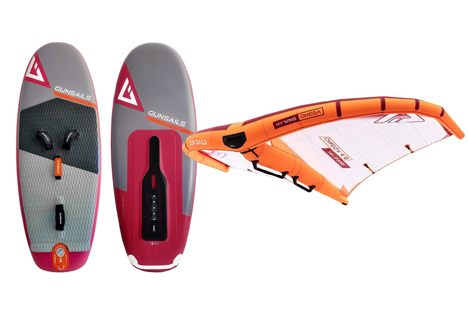 Gunsails Hy-Wing Omega und HY-Flate Wing Carbon im Sale