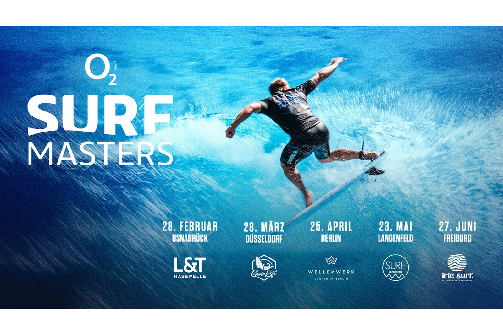 o2 Surf Masters - Deutschlands Rapid Surf Contest Serie startet 2026