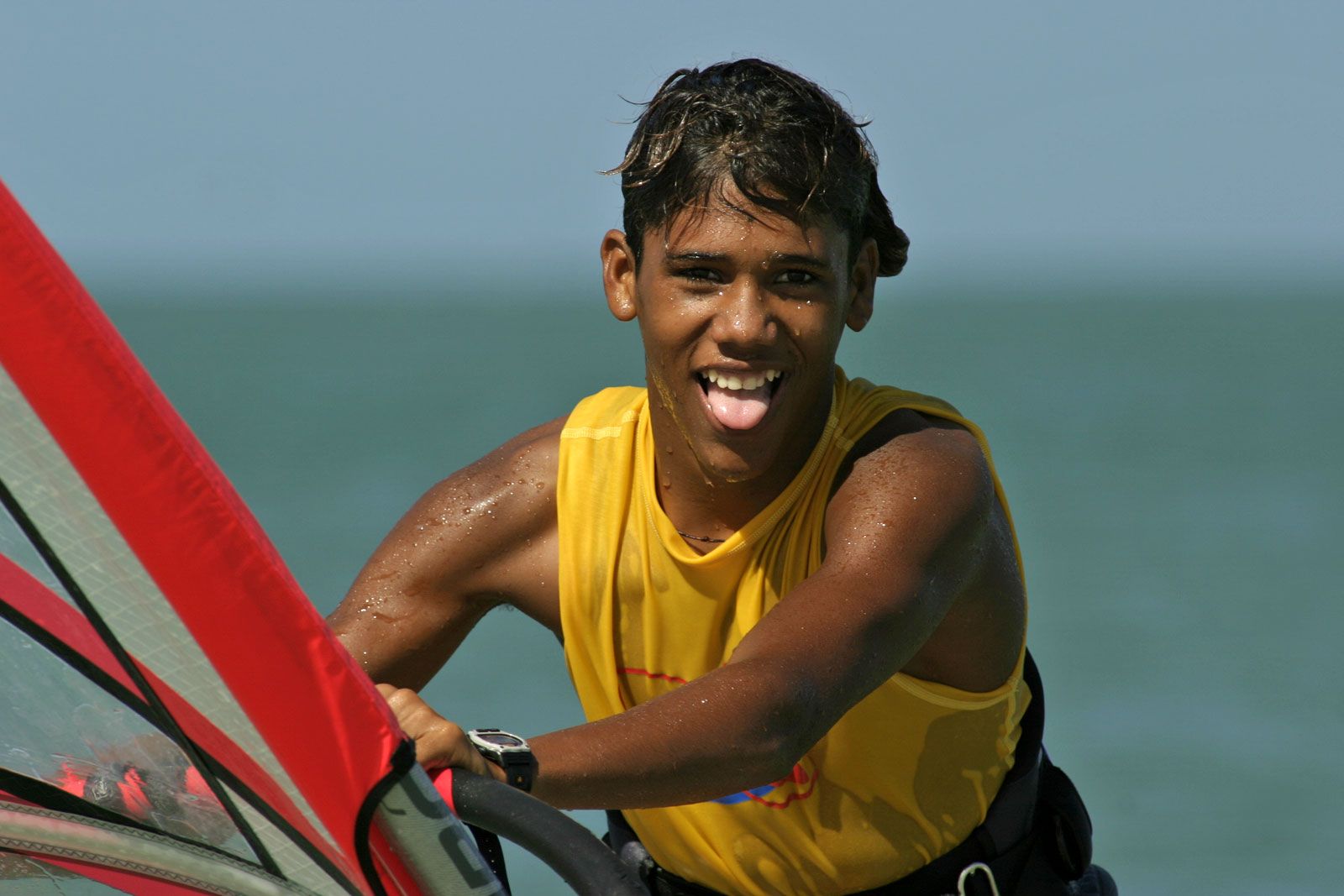 Gollito Estredo im Interview: Der 9-fache Weltmeister über seine Wingfoil-Ambitionen Gollito Estredo in El Yaque 2004, Foto: Axel Reese