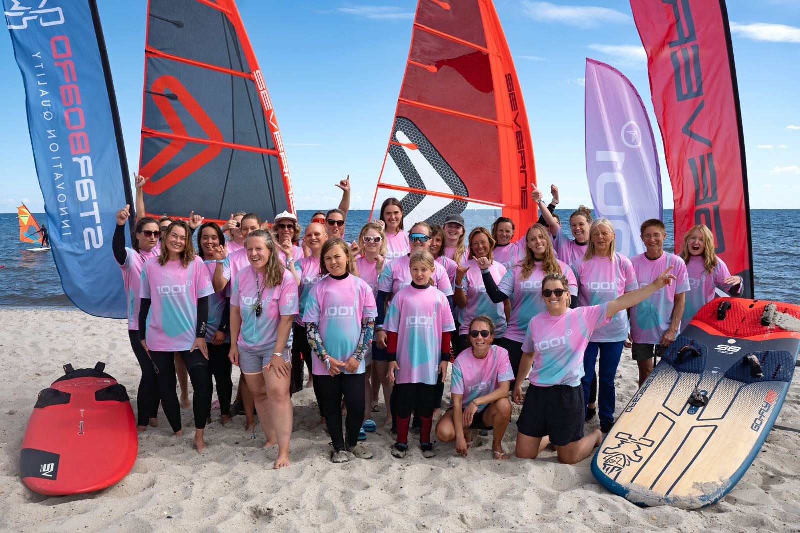 1001 Girls Camp - powered by Starboard & Severne: Girl Power in Kellenhusen 