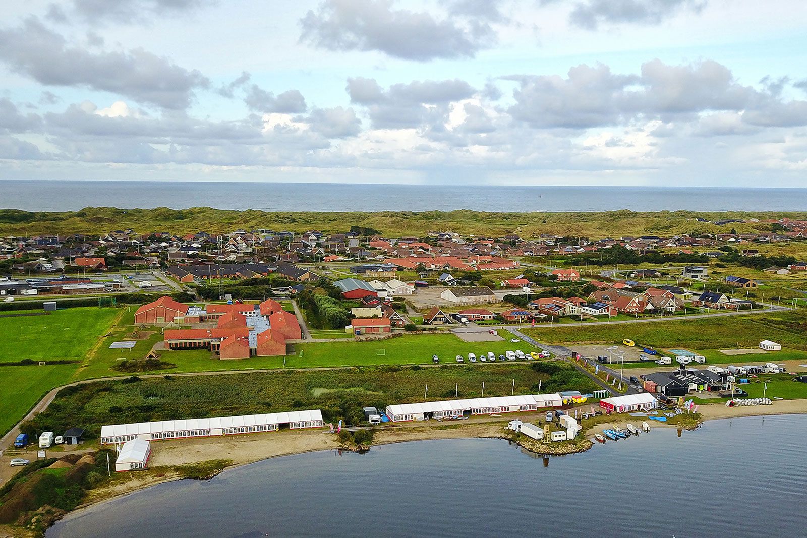 Windsurfen an der dänischen Westküste:  Spotguide Ringköbing Fjord 