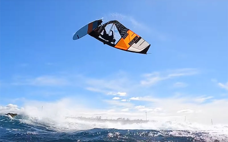 Windsurfing at Maui - Takara Ishii