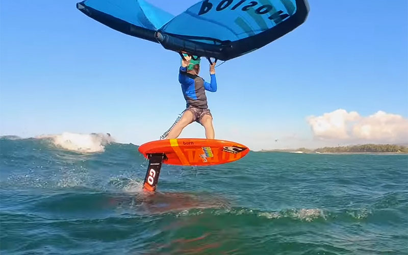 An Epic Wingfoil Session with the Maui Groms - JD FollowCam