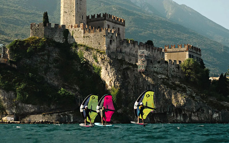 Wing Foiling at Lago di Garda - Duotone Wing & Foiling