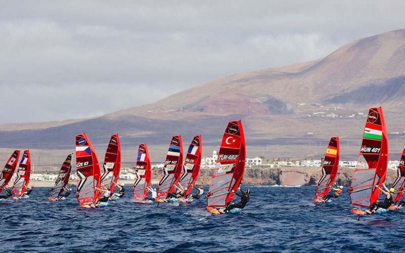 iQFOiL International Games Lanzarote 2025 Practice Session - iQFOiL Class