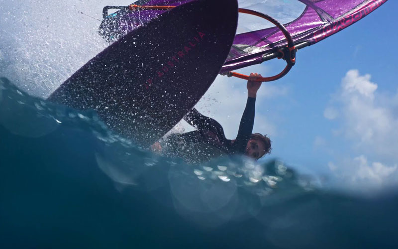 Windsurfing in Guadeloupe - Morgan Noireaux
