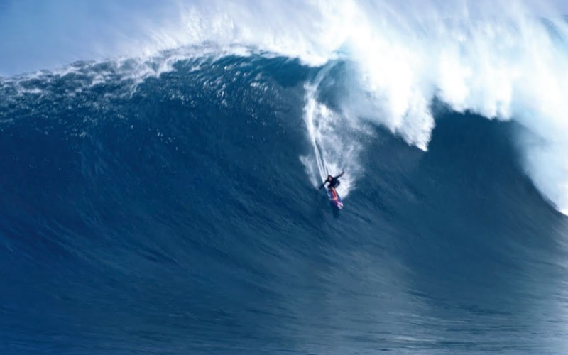 Surfing Jaws on a 7'6 Mini Gun - Kai Lenny