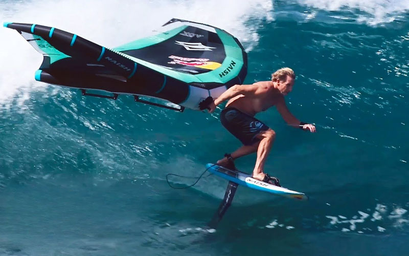 Wingfoiling Lanes Maui - Robby Naish