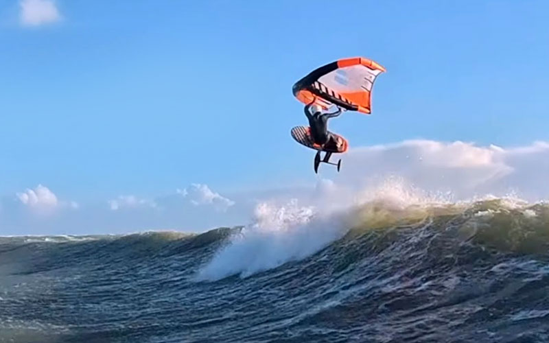 What a fun Wingfoil Session - Julien & Camille Bouyer