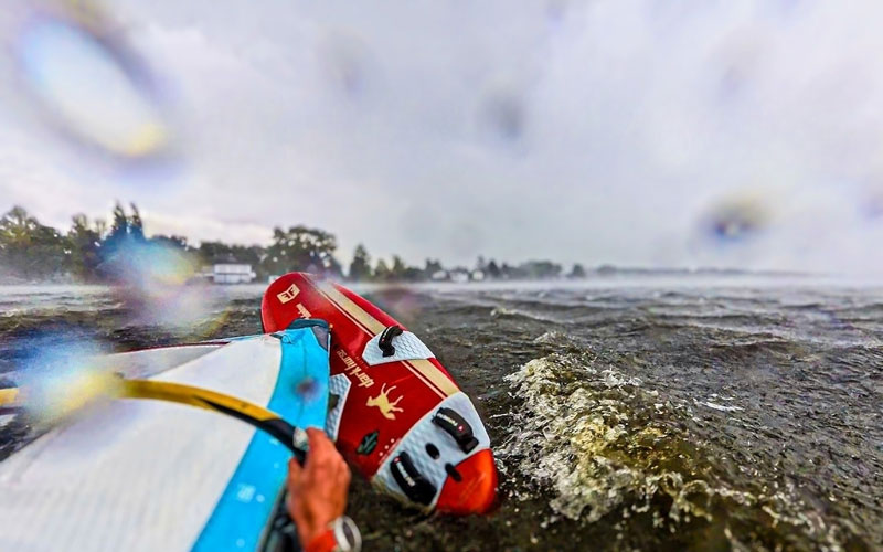 Getting caught by a 40 Knot Stormfront - Nils Bach