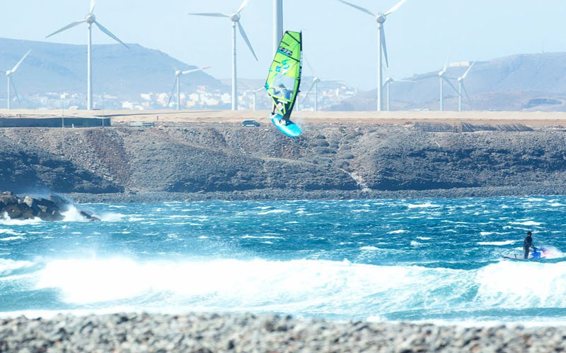 Massive Windsurf Jumping Action by Marc Par - Jens Hogenkamp
