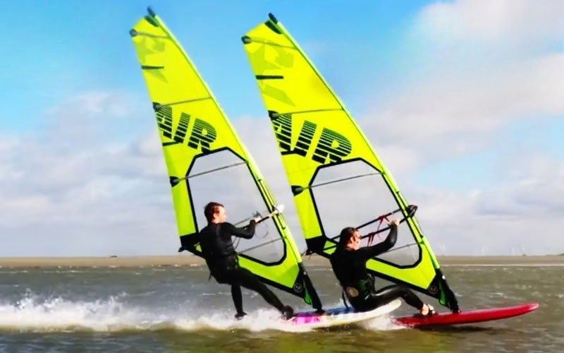 New Sails! Freestyle Windsurfing in perfect Conditions - Kooks on the Water