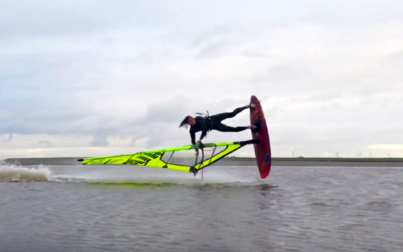 Full power Freestyle with the new Sails - Kooks on the Water