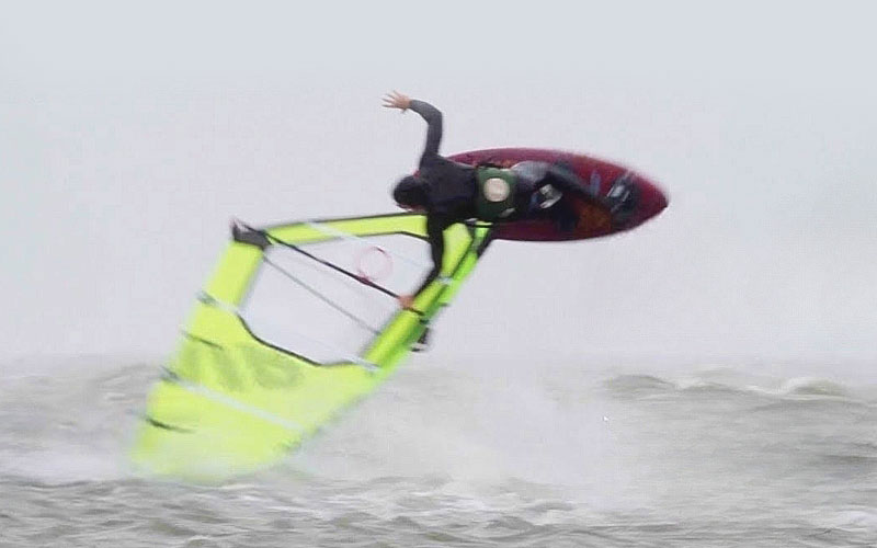 Full Power Freestyle Windsurfing Krik Vig - Kooks on the Water