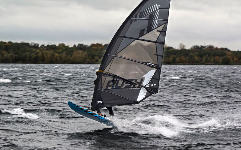 Windsurfing the first Winter Storm - Mario Kümpel