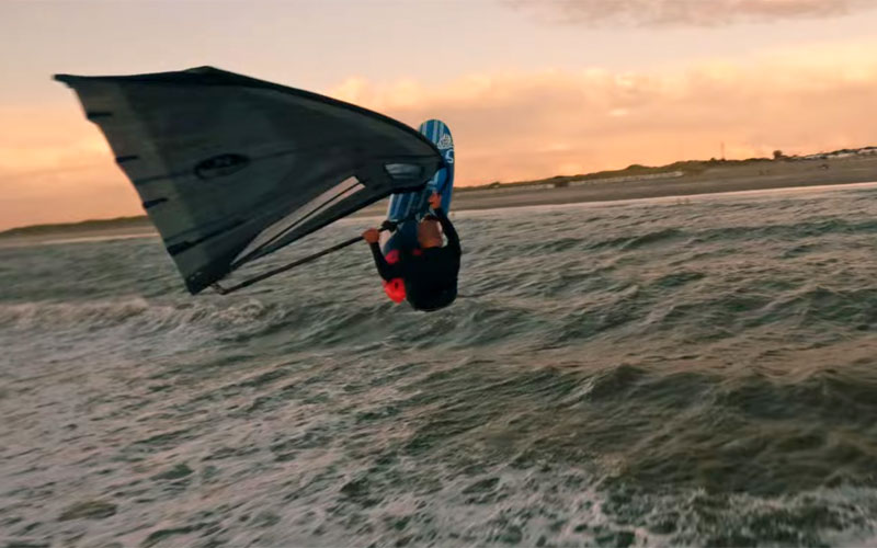 Big Jumps and windy Slalom Conditions - Windydrone